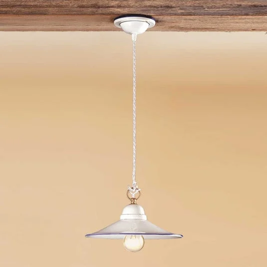 Hermosa lámpara colgante PIATTO de cerámica 28 cm