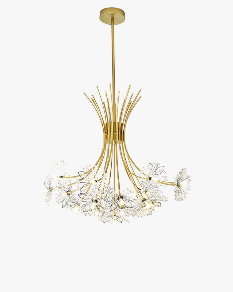 WOMO Lámparas Colgantes de Cristal con Ramillete de Gypsophila-WM2077