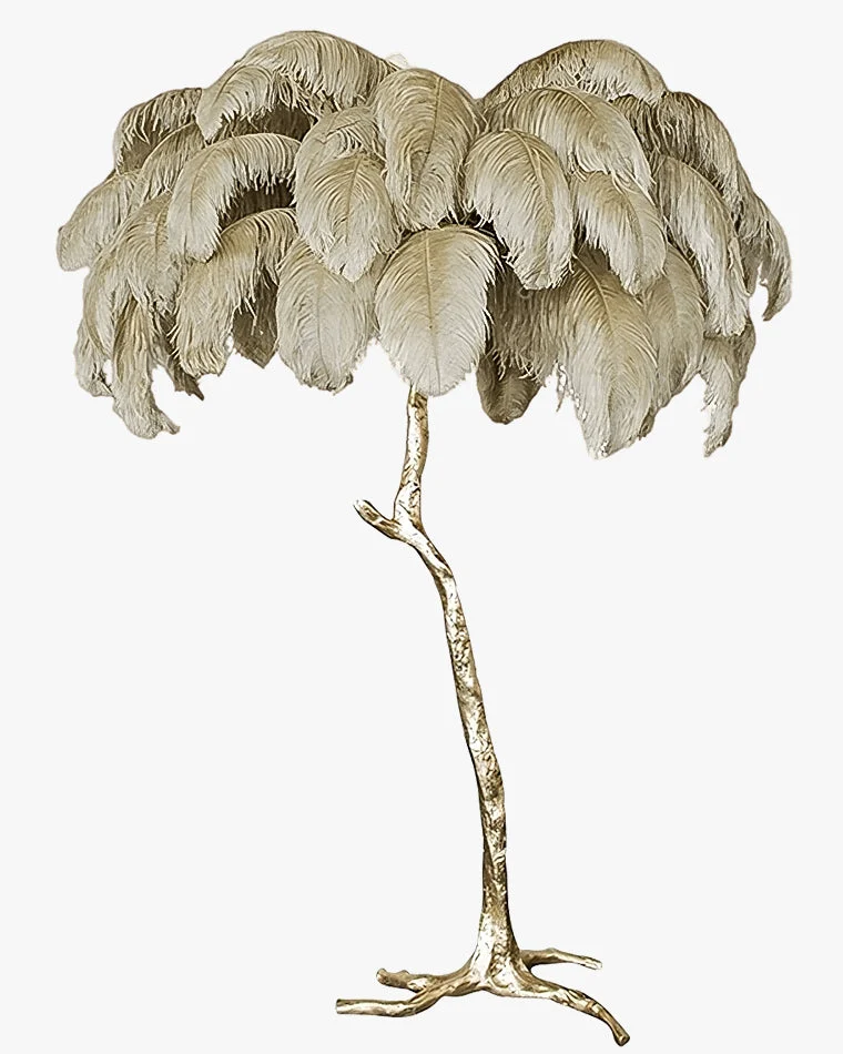 WOMO Lámpara de pie Feather Palm Tree - WM7000