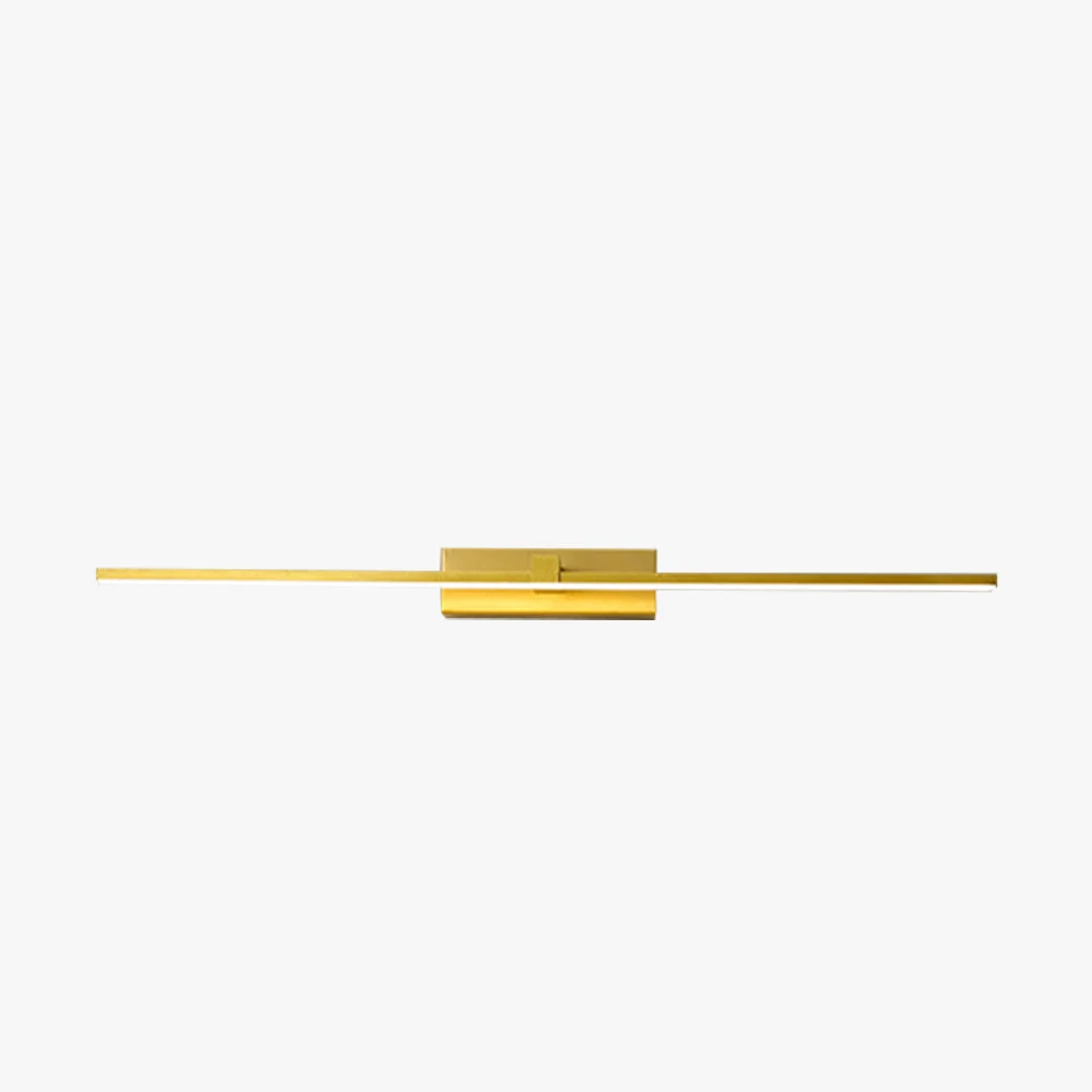 Arisha Moderno Lineal Metal/Acrílico Aplique de Pared Dorado