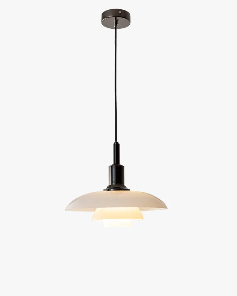 WOMO Lámparas Colgantes Vidrio Leche Diseño Danés-WM2116