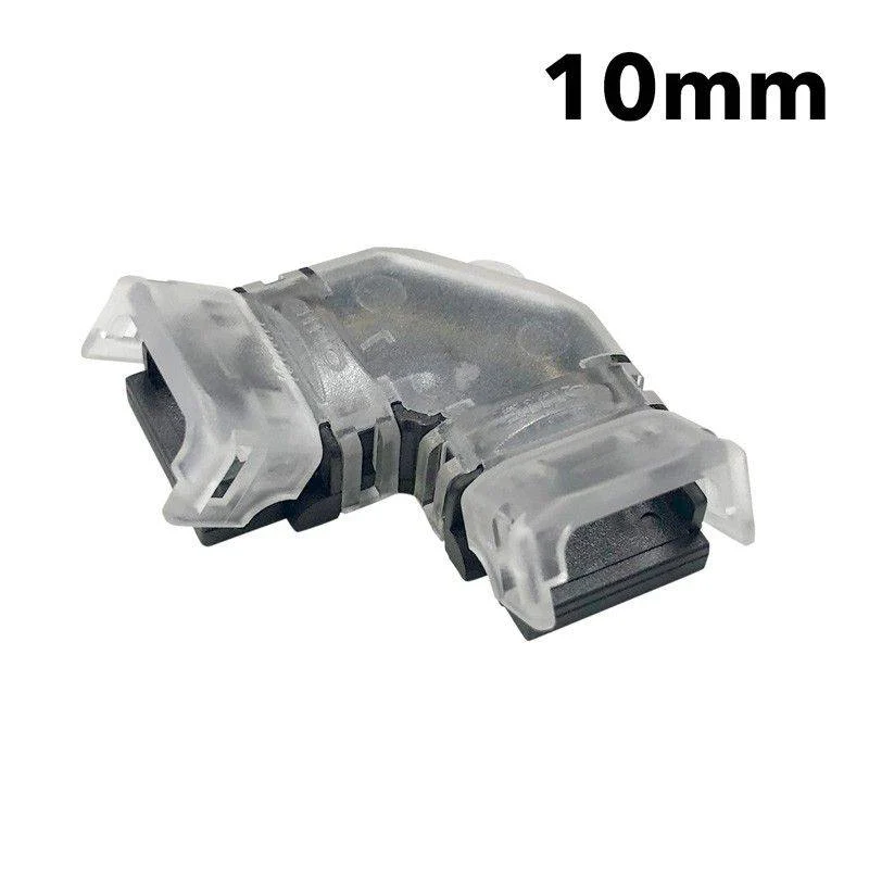 Conector esquina en "L" tira LED COB monocolor 12V / 24V- 2 pines - Tira 10mm
