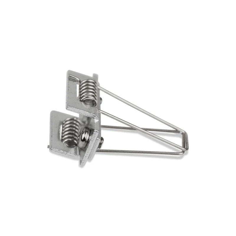Grapa metálica para sujeción de perfil de aluminio empotrable 36x28mm (1ud)