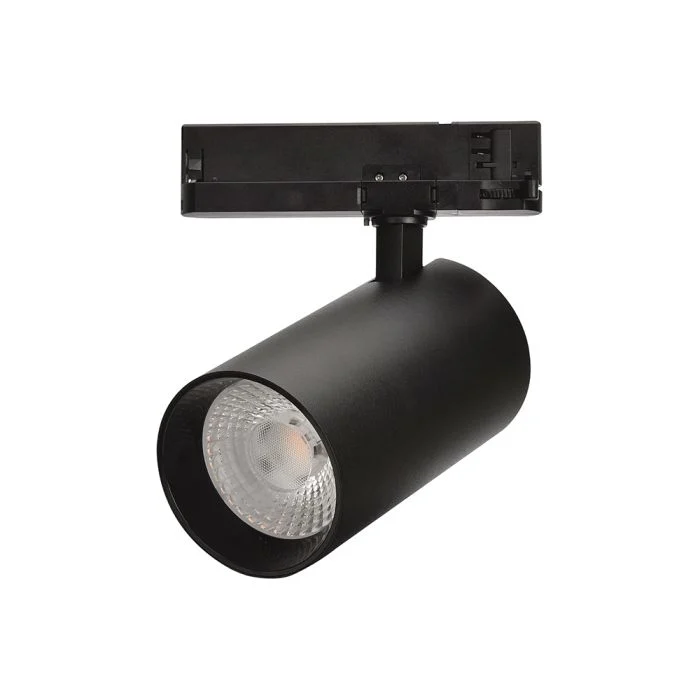 Noxion Foco LED en Carril Spot Trixie Negro 30W 1760lm 36D - 930-957 Ajustable Blanco | Mejor reproducción de color