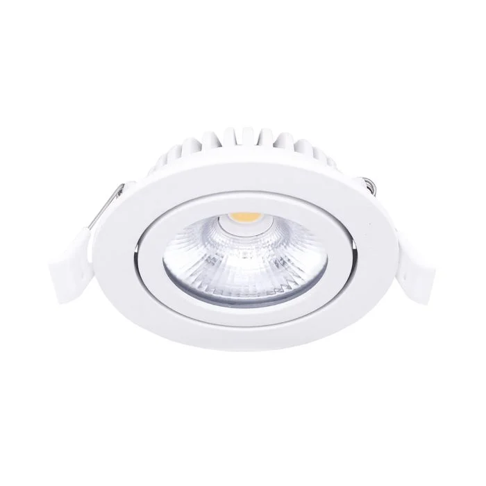 Noxion LED Ajustable Slim Spot Blanco 6W 550lm - 930 Luz Cálida | Recorte 75mm - IP54 - Mejor reproducción de color