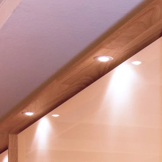 Lámpara de techo empotrable LED Punto Lumi, blanca, 1 W, 3.000 K