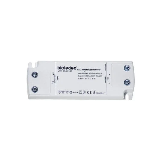 Fuente de alimentación LED ZTR-2040-106 24V DC 20W