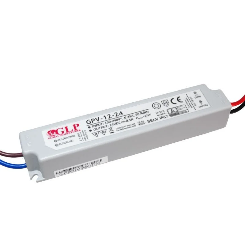 Fuente de alimentación estanca 24V DC - 12W - IP67 - GLP