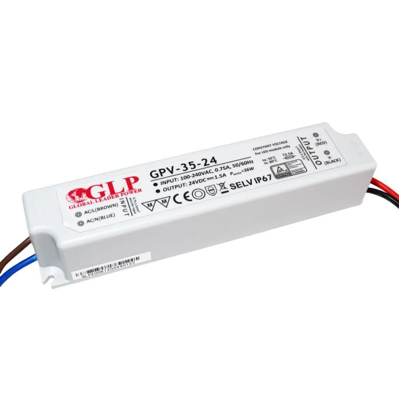 Fuente de alimentación estanca 24V DC - 35W - IP67 - GLP