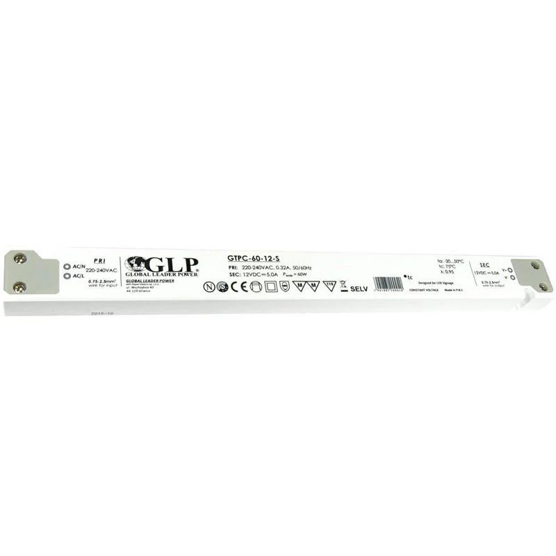 Fuente de alimentación Slim 60W 12V - GLP
