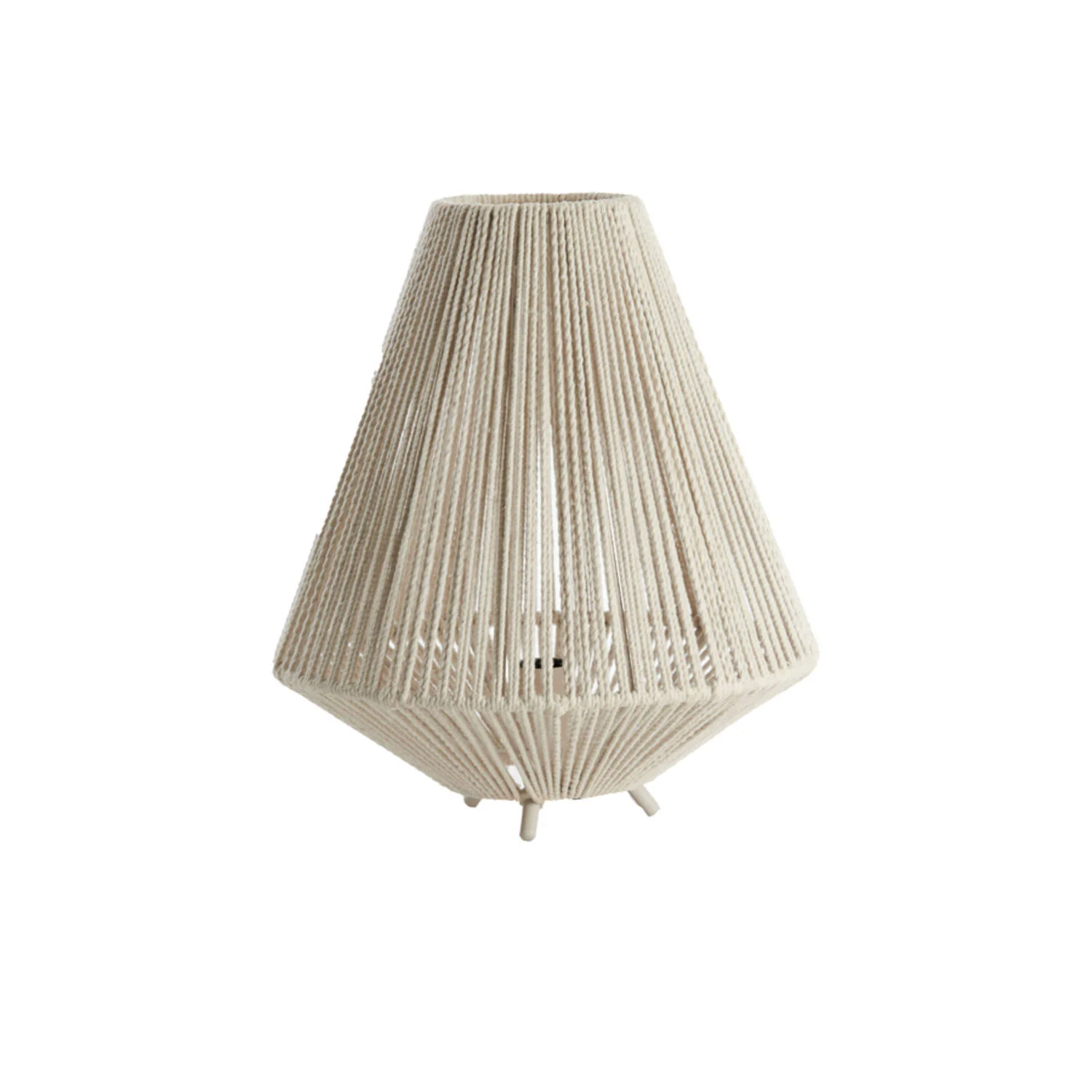 Lámpara de mesa Light & Living Felida con diseño de cuerda beige