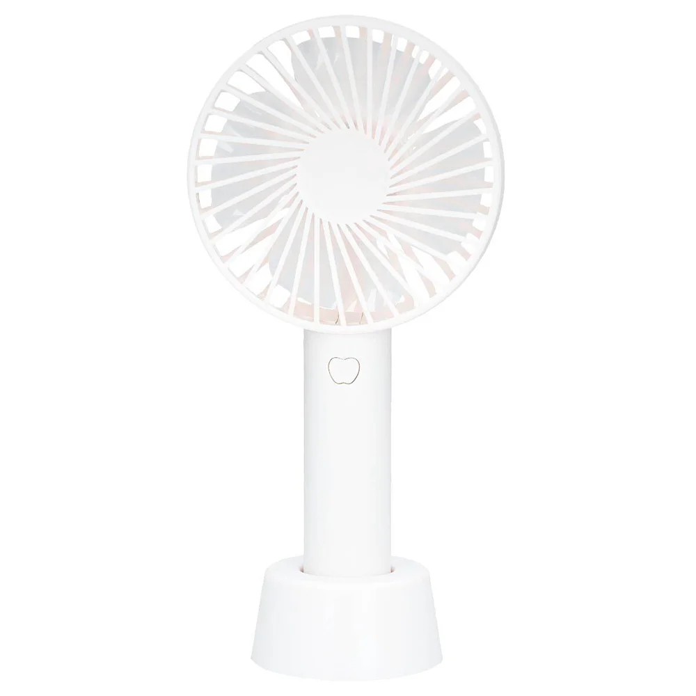 Mini Ventilador 5W de Mano USB Recargable Blanco