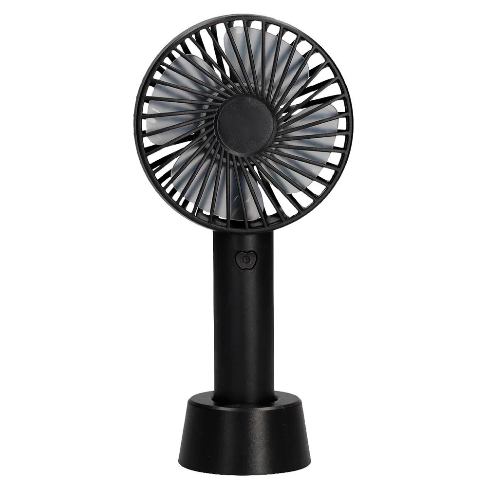 Mini Ventilador 5W de Mano USB Recargable Negro