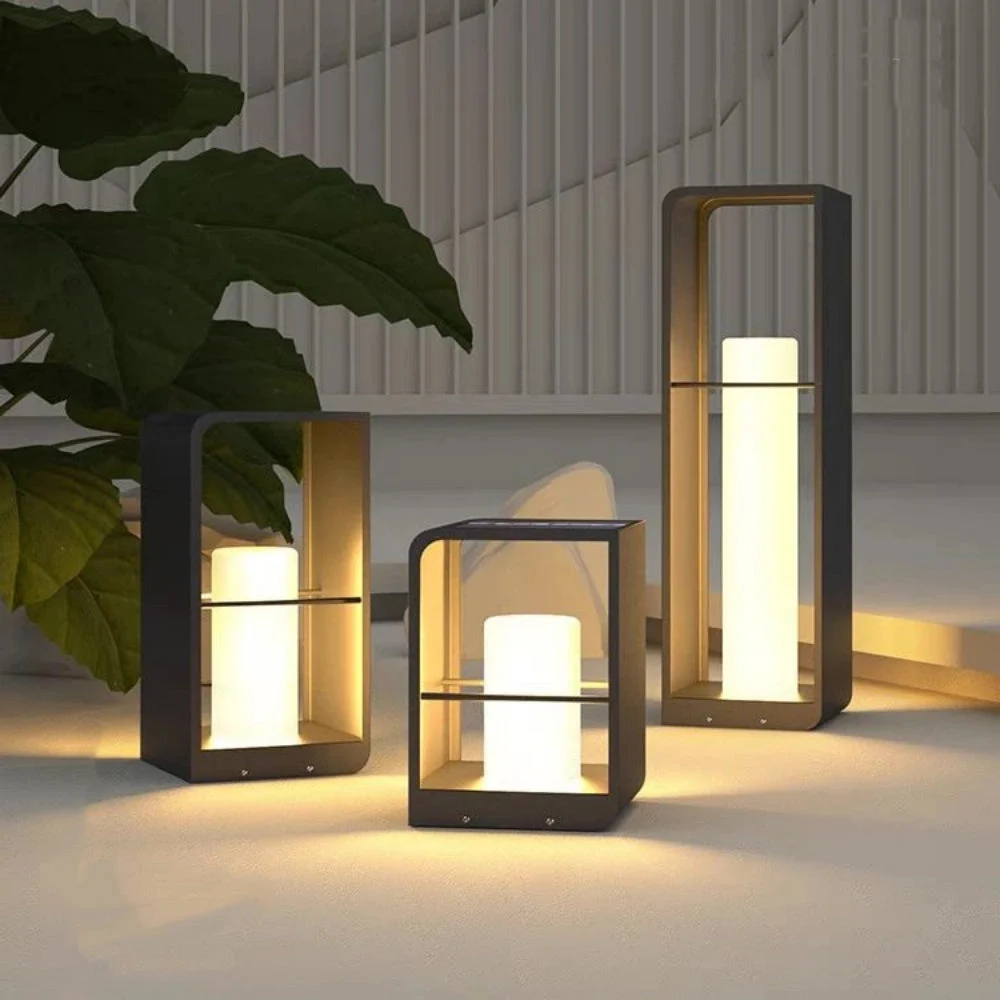 Lámpara Solar de Pie para Exterior LED IP65 para Jardín