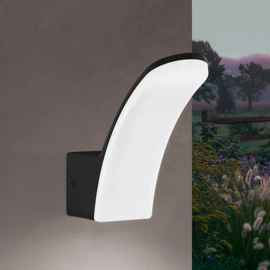 Aplique LED de exterior Fiumicino de aluminio