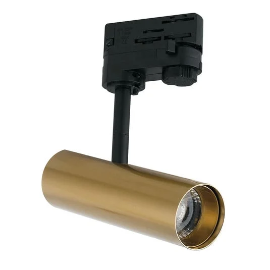 Rocket 7W 3,000K foco de riel LED dorado