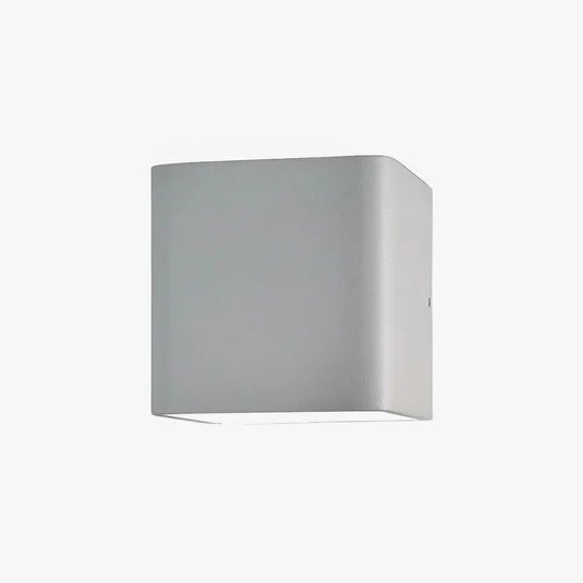 Egger DLS aplique de pared Gino, blanco, 3.000 K, 10x10 cm, atenuable