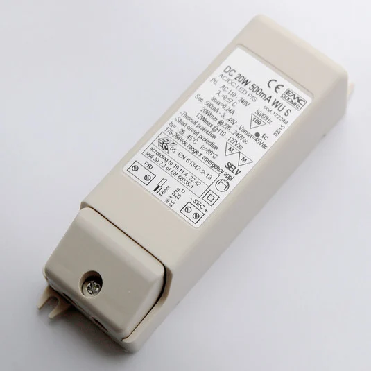 Transformador DLS de Egger para lámpara empotrable LED de 2-20 W