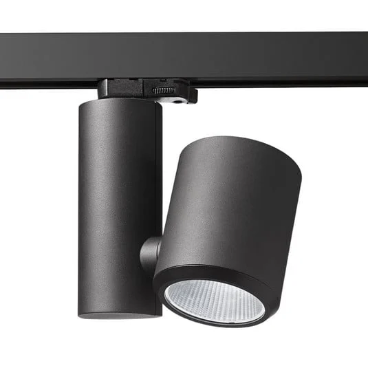 Egger DLS Foco de riel LED Kent Meat, negro, 15º