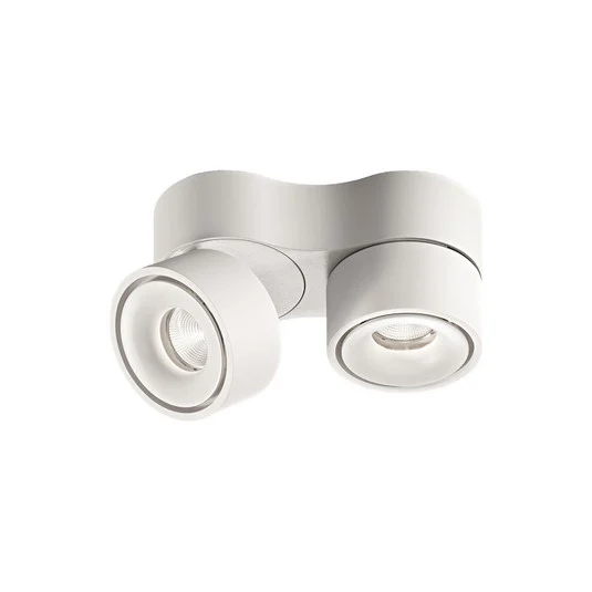Egger DLS Downlight LED Clippo Duo, 2 luces, blanco, 2.700 K