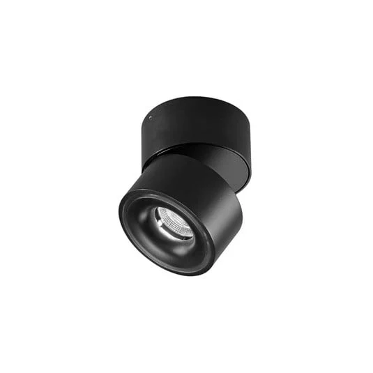Egger DLS Downlight LED Clippo, atenuable, negro