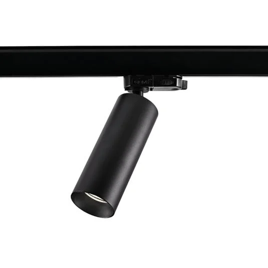 Egger DLS Reed S foco de riel, atenuable, negro, 15°