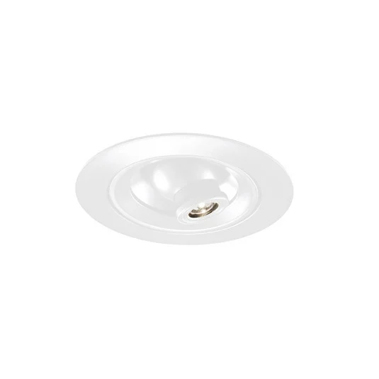 Egger DLS Foco empotrable LED Riga Zooom, redondo, blanco, 3.000K