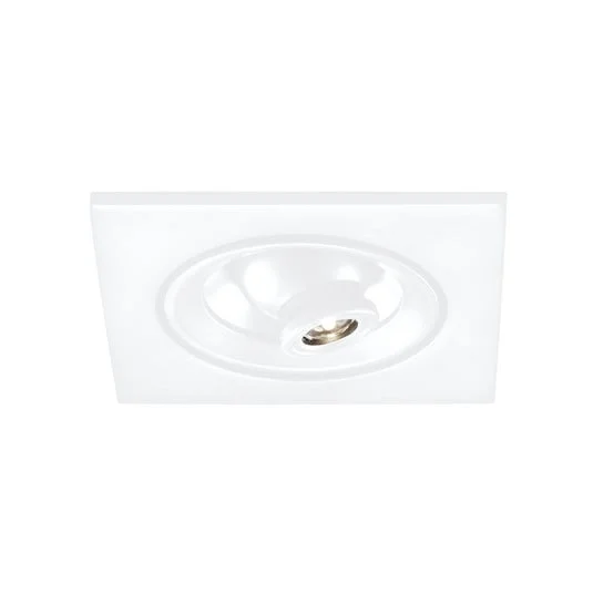 Egger DLS Foco empotrable LED Riga Zooom, angular, blanco, 2700K