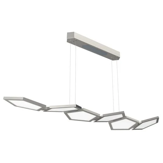 Lámpara LED colgante Poly con control del color