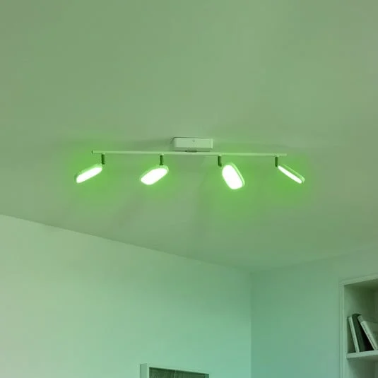 EGLO connect Palombare-C plafón LED, 4 luces