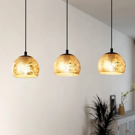 Lámpara colgante Albaraccin, 3 luces