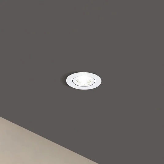 Foco LED Saliceto redondo giratorio 4.000K blanco