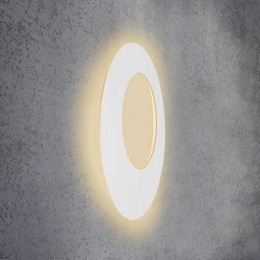 Escale Blade Open aplique LED, blanco, Ø 79 cm
