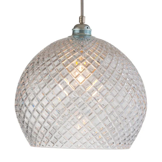 EBB & FLOW Rowan lámpara colgante, plata Ø 28cm