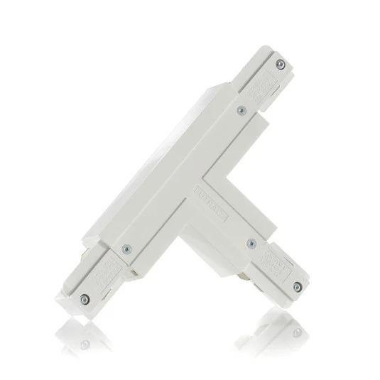 Conector Eutrac T tierra interior derecha, blanco
