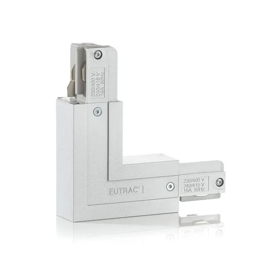Conector en L Eutrac conductor de protección Innes, plata