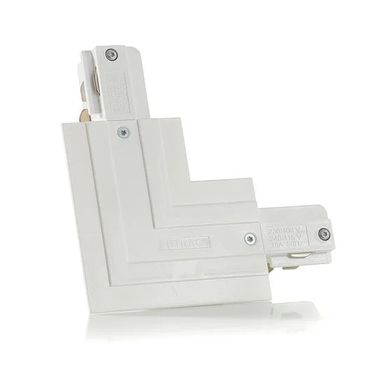 Conector Eutrac L conductor de protección externo, blanco