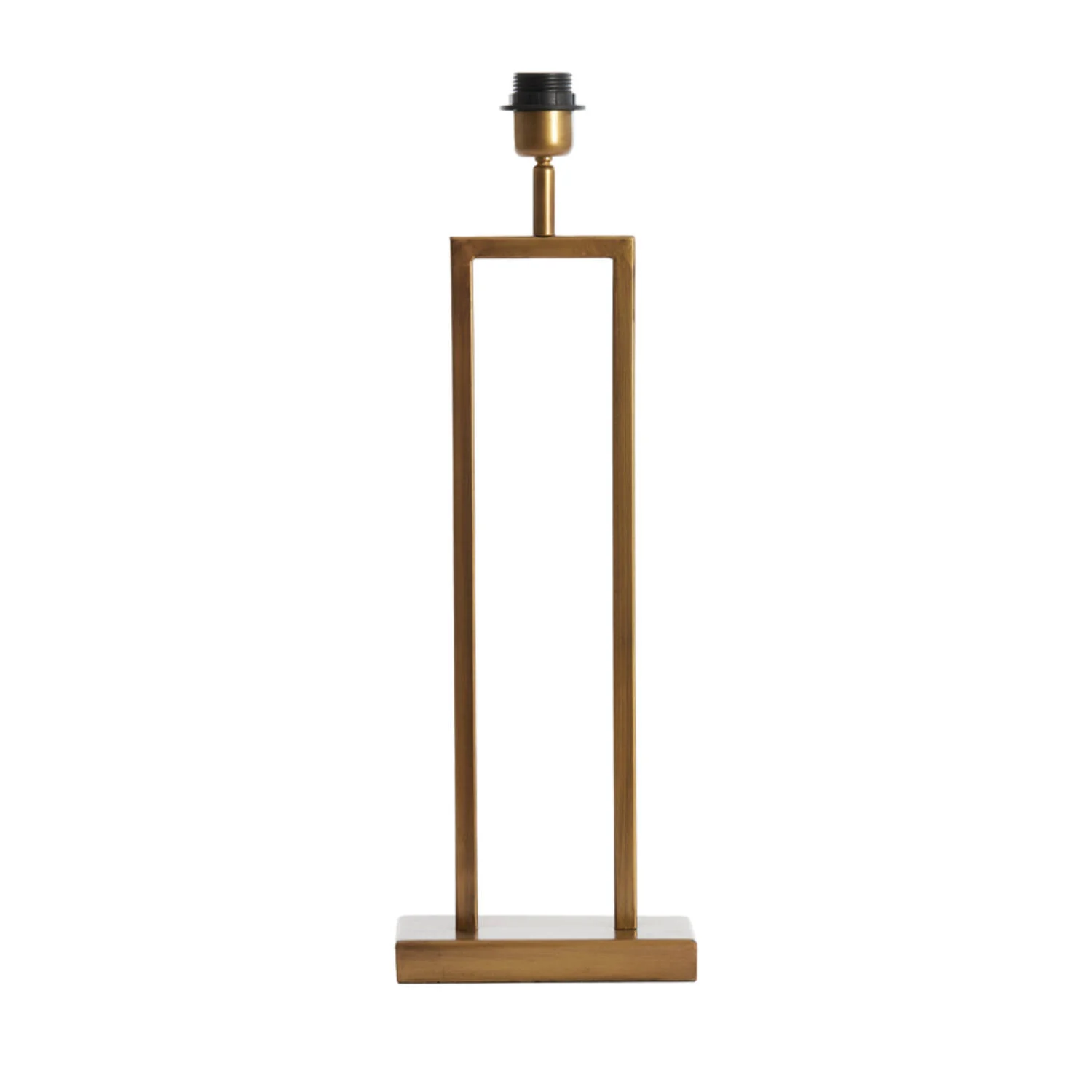 Base de lámpara dorada rectangular Light & Living Shiva