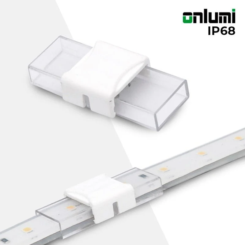 Conector estanco tira LED 10mm - tira a tira - IP68