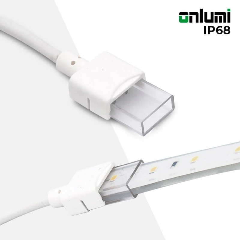Conector inicio tira LED estanco 10mm - 2 pines - IP68
