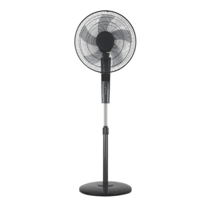 Ventilador de Pie Gris / Negro 60W Metal / Policarbonato Motor AC con  y Mando a Distancia incluido