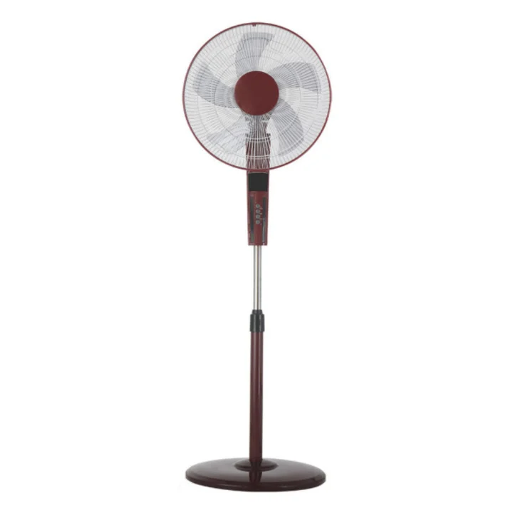 Ventilador de Pie Burdeos/Negro 60W Metal / Policarbonato Motor AC con  y Mando a Distancia incluido