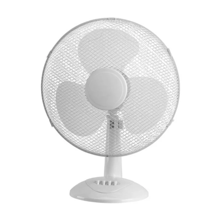Ventilador de Sobremesa Blanco 35W Metal / Policarbonato Motor AC