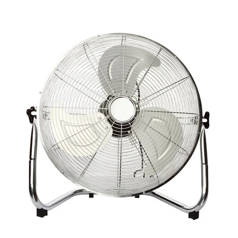 Ventilador de Pie Cromo 120W Metal / Aluminio Motor AC