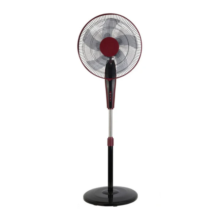 Ventilador de Pie Burdeos / Negro 55W Aluminio/ABS/Policarbonato Motor AC con  y Mando a Distancia incluido