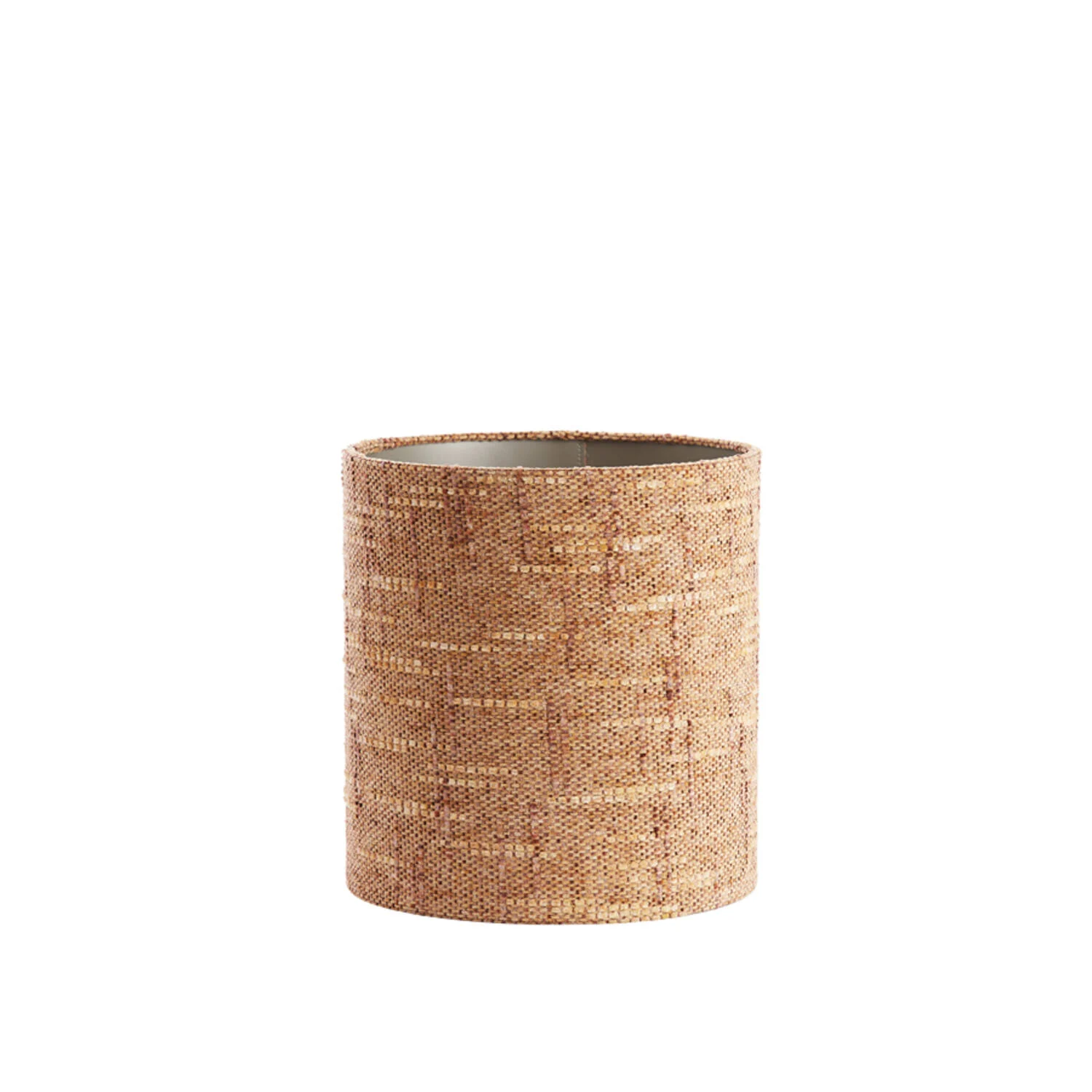 Pantalla de lámpara cilíndrica de tela marrón Light & Living Osire