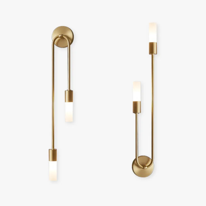 Arisha Moderno Diseño Irregular Aplique de Pared Dorado