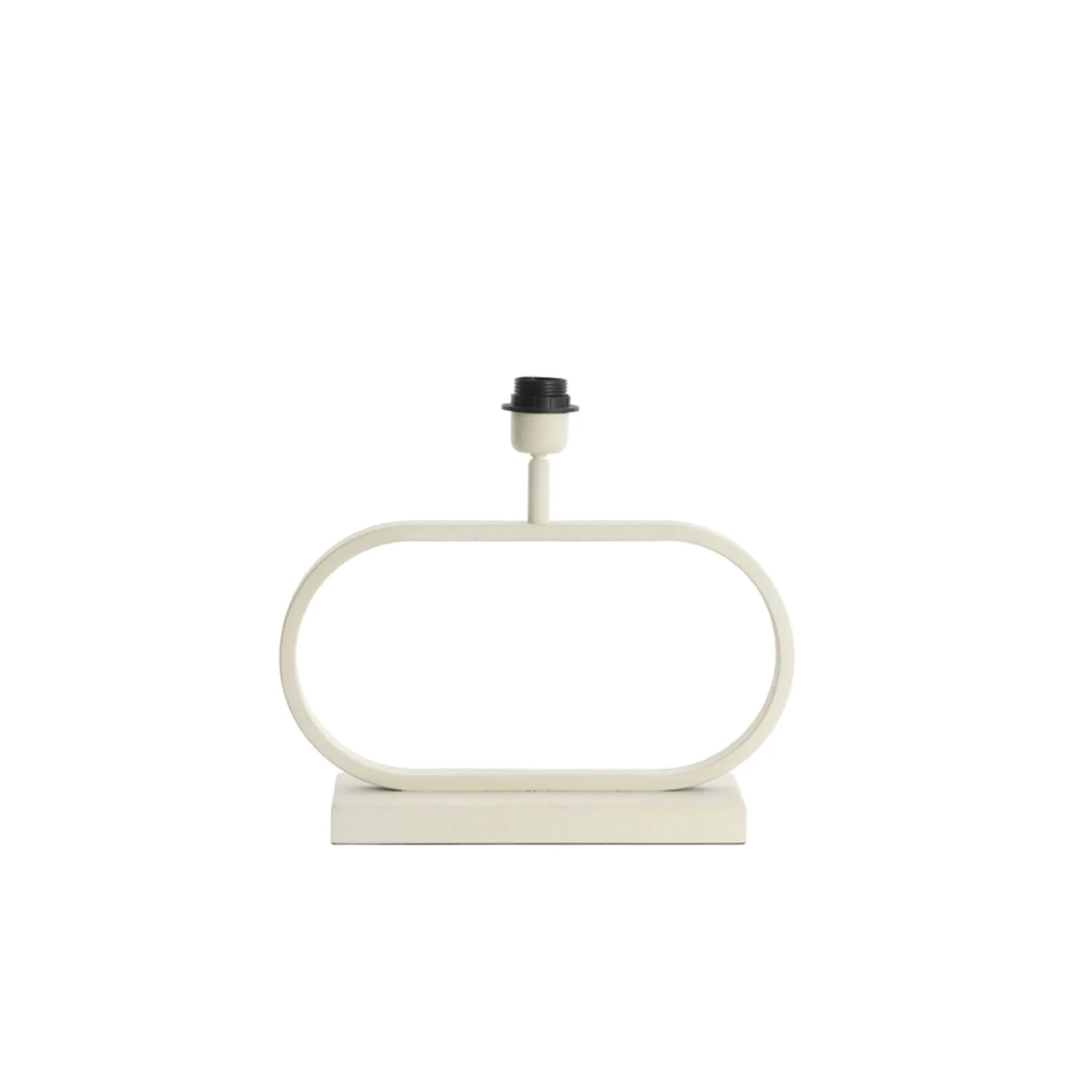 Base de lámpara pequeña blanca moderna Light & Living Jamiro