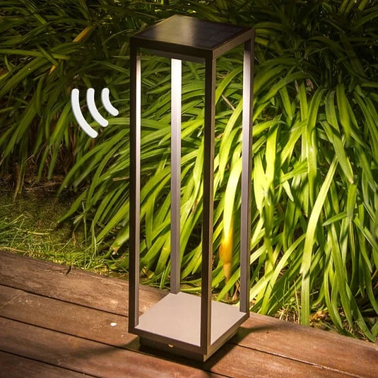 Saura baliza LED solar con detector de movimiento
