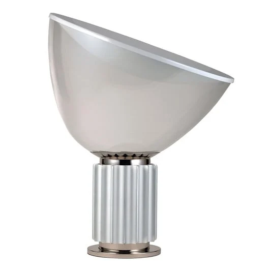 FLOS Taccia lámpara de mesa, aluminio